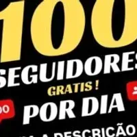 Grupo de WhatsApp: +DE 100 SEGUIDORES GRÁTIS POR DIA