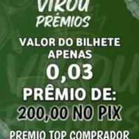Grupo de WhatsApp: VIROU PREMIOS – 200$ NO PIX