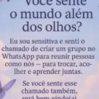Grupo de WhatsApp: Espaço dos Sensitivos
