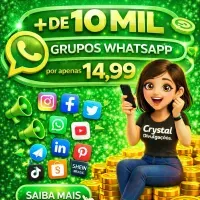 Grupo de Telegram: 🔥CANAL +10MIL GRUPOS NO WHATS APENAS 14,99🔥